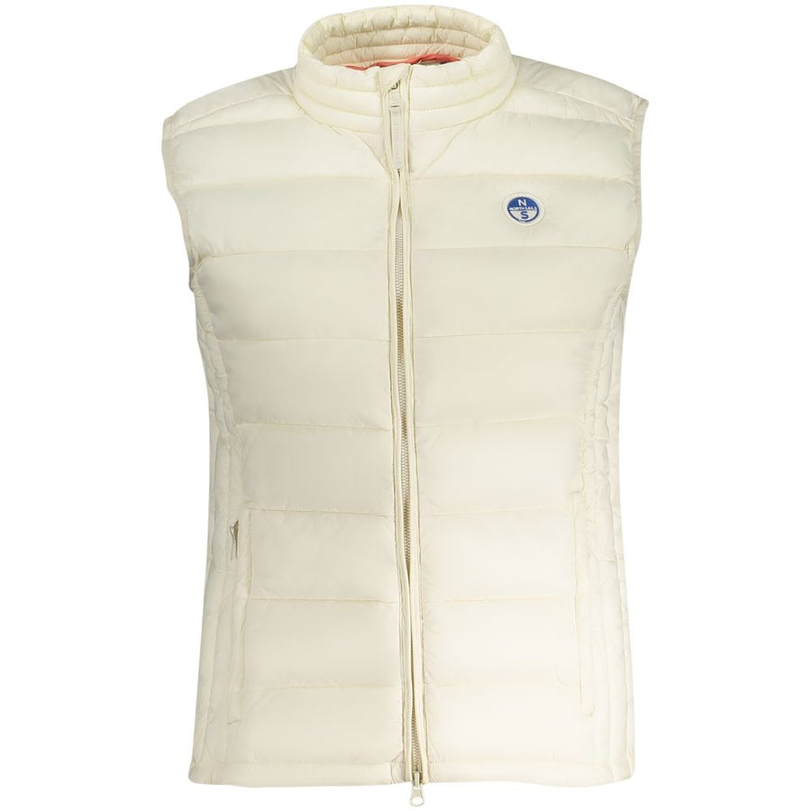 White Polyamide Women Jacket