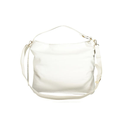 White Polyethylene Women Handbag
