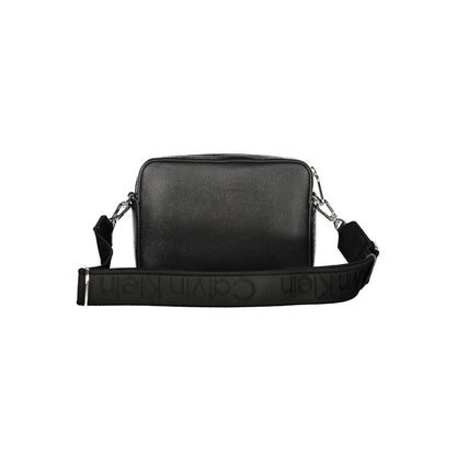 Black Polyethylene Women Handbag