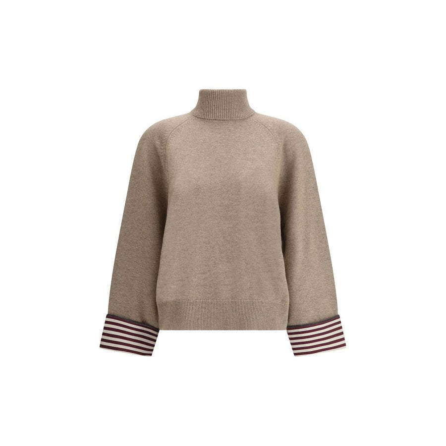 Beige Cashmere Cashmere Sweater