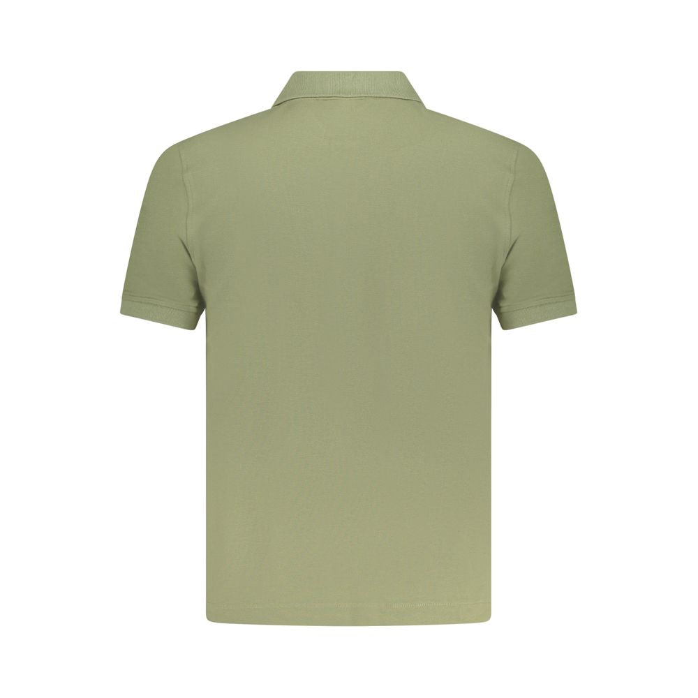 Green Cotton Polo Shirt