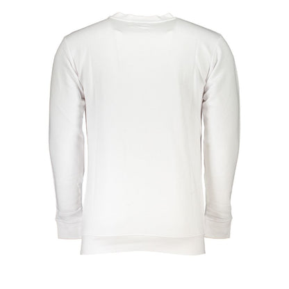 White Cotton Men Sweater