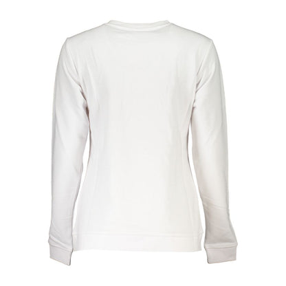 White Cotton Women Sweater