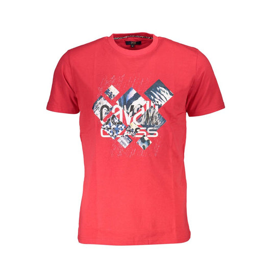 Red Cotton Men T-Shirt