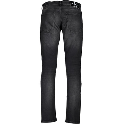 Black Cotton Men Jeans