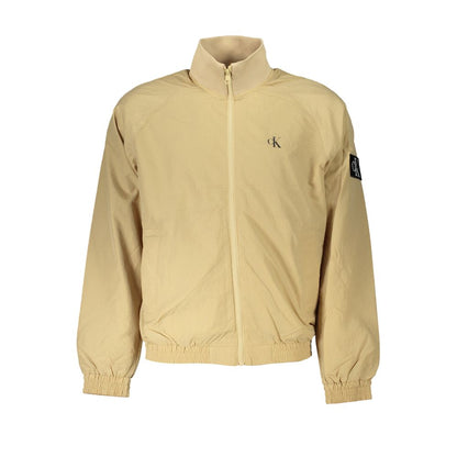 Beige Polyamide Men Jacket
