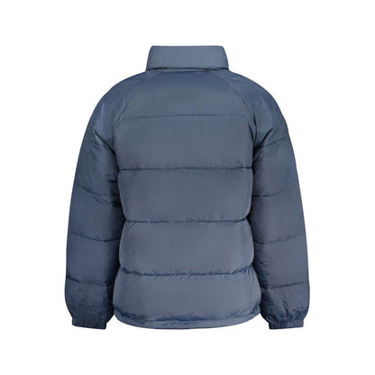 Blue Recycled Polyester Men Jacket