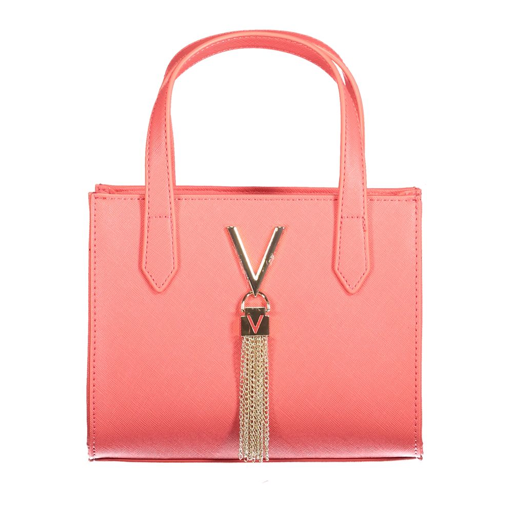 Pink Polyethylene Women Handbag