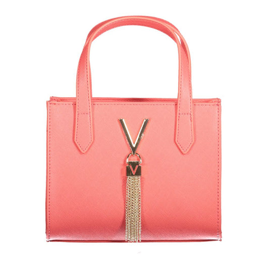 Pink Polyethylene Women Handbag