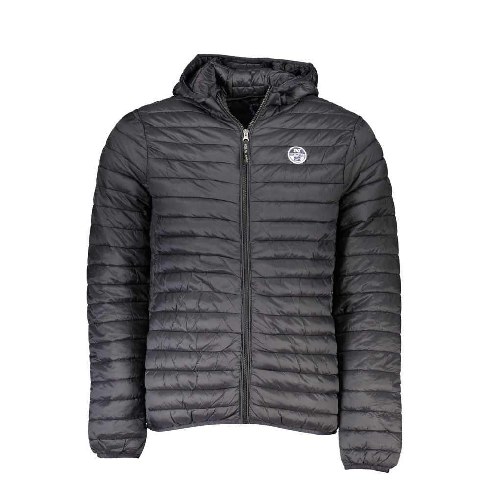 Black Polyamide Men's Jacket