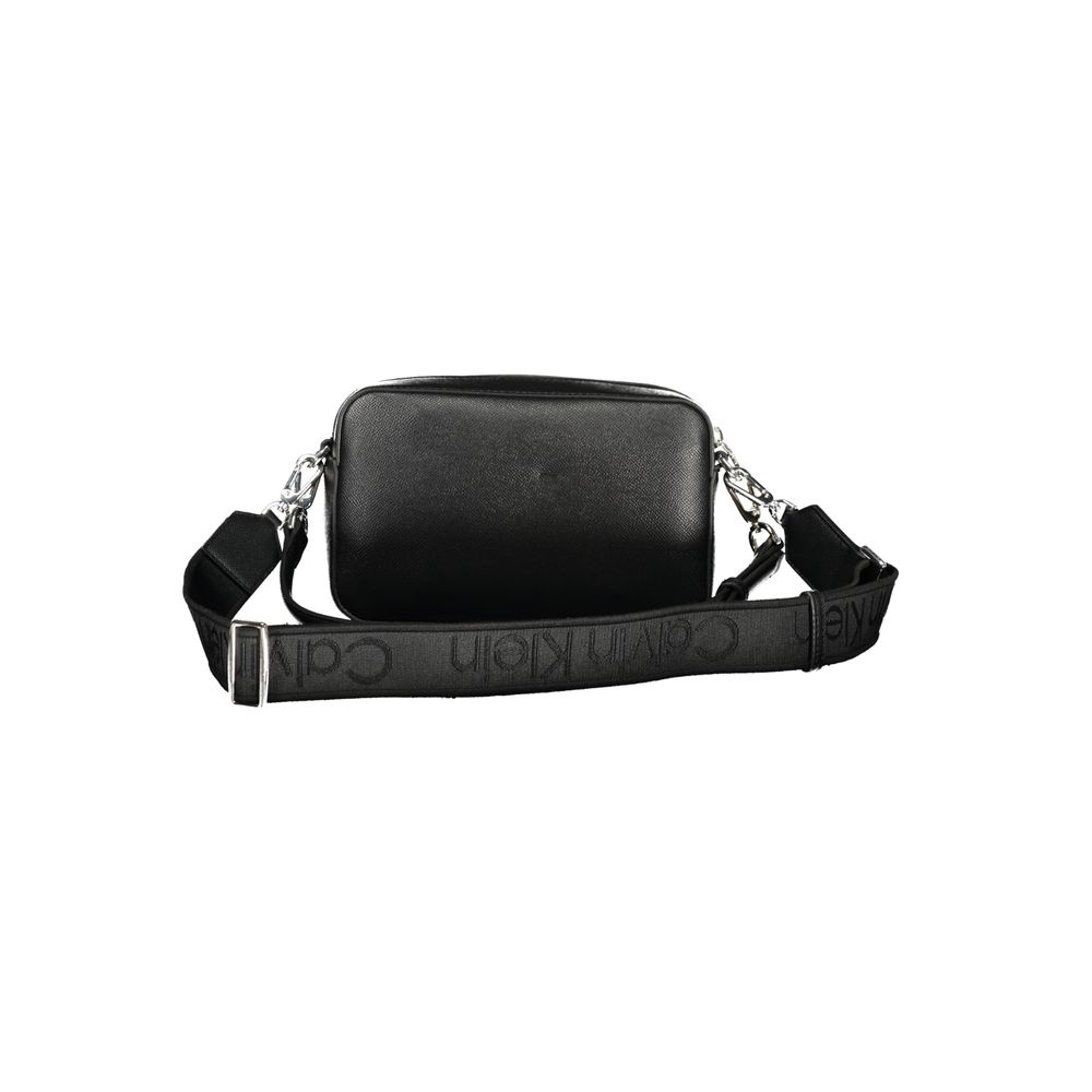 Black Polyethylene Women Handbag