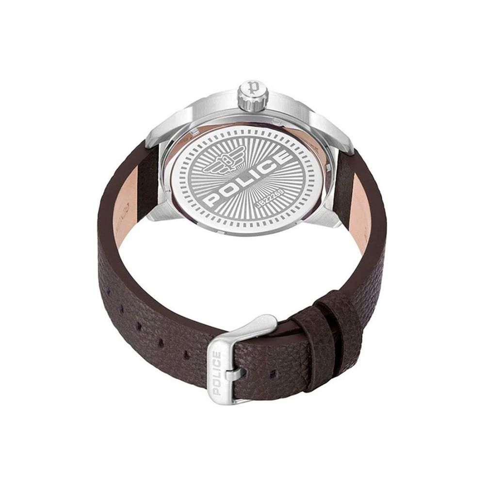 Brown Leather Dress Watch