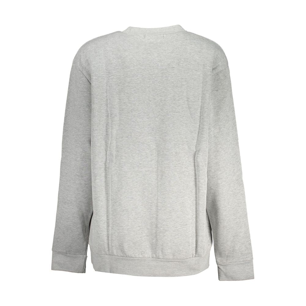Gray Cotton Women Sweater