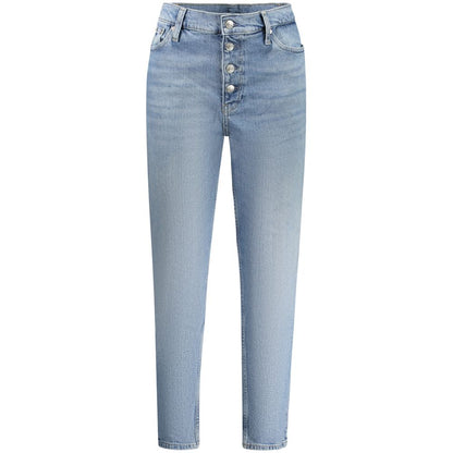 Blue Cotton Women Jean