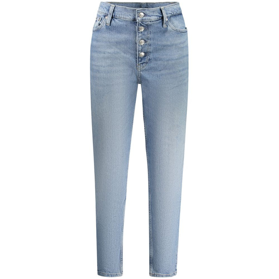 Blue Cotton Women Jean