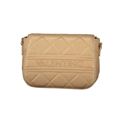 Beige Polyethylene Women Handbag