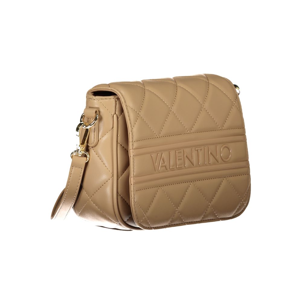Beige Polyethylene Women Handbag