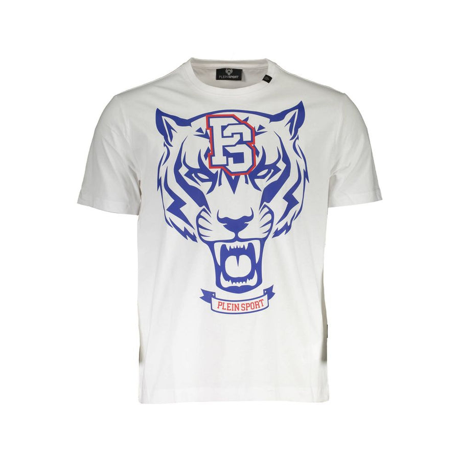 White Cotton Mens TShirt