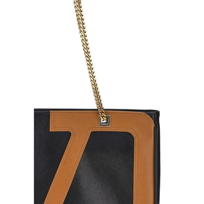 Black Calf Leather Bos Taurus Shoulder Bag