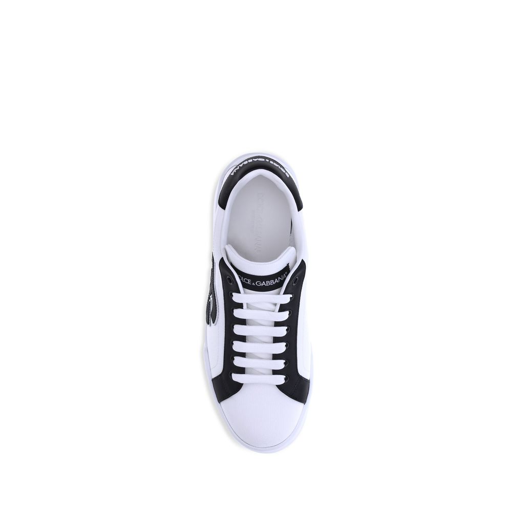 Black Calf Leather Bos Taurus Low Top Sneakers