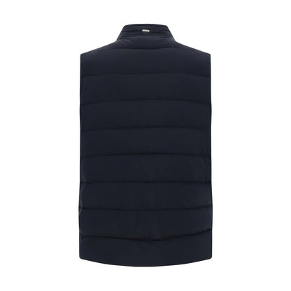 Black Polyamide Sleveless Jacket