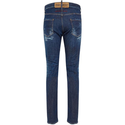 Blue Cotton Men Jeans