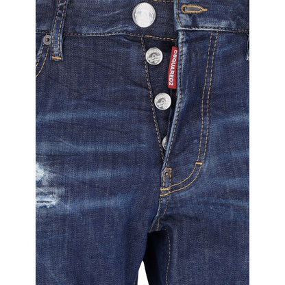 Blue Cotton Men Jeans