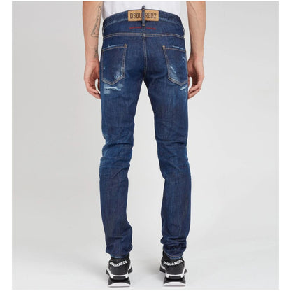 Blue Cotton Men Jeans