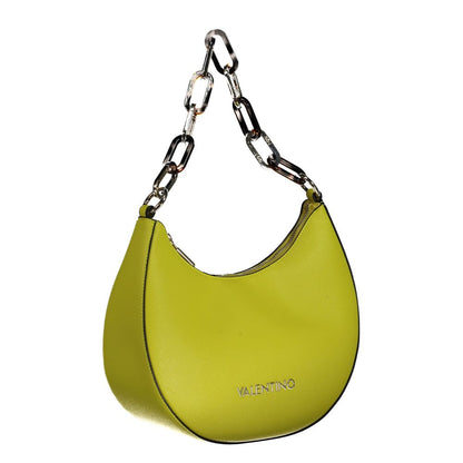 Yellow Polyethylene Women Handbag