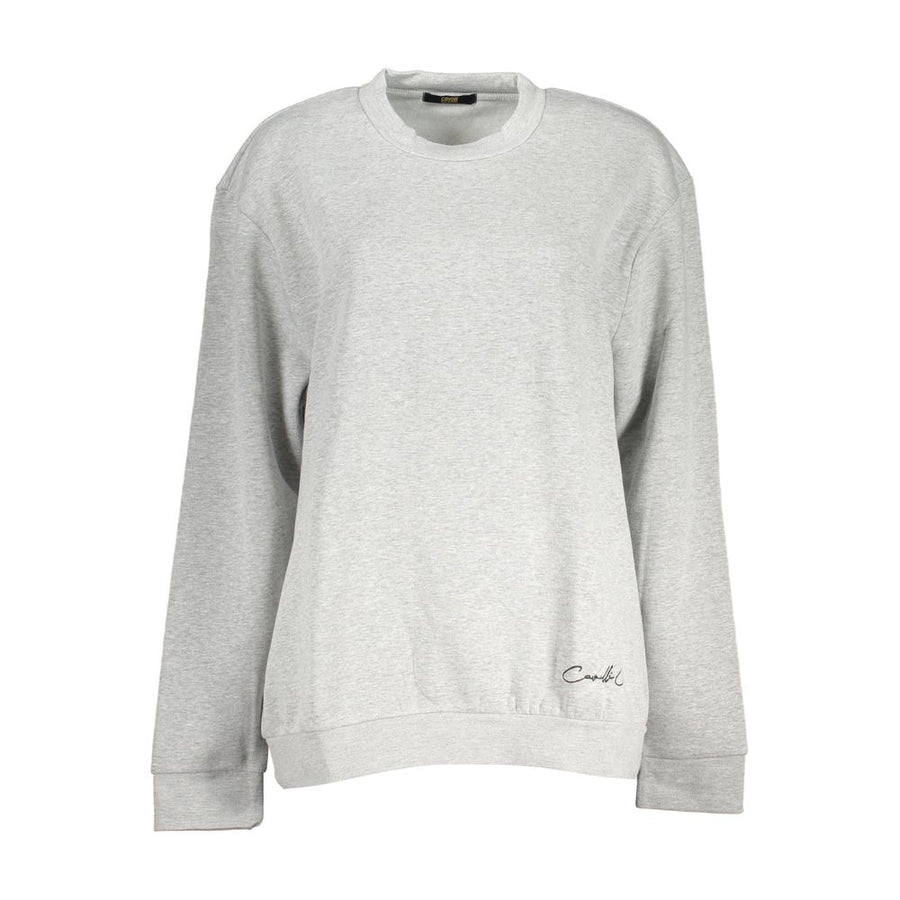 Gray Cotton Women Sweater