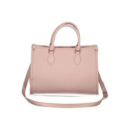 Pink Polyethylene Handbag