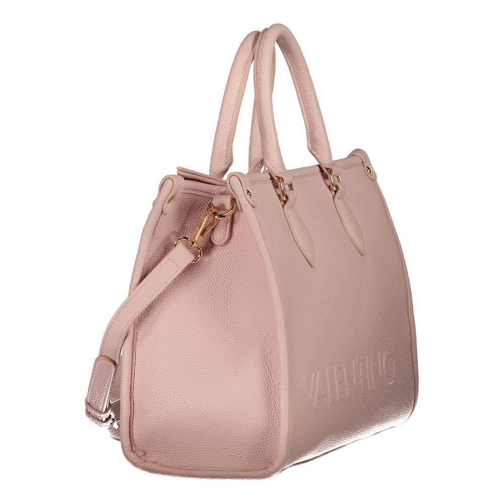 Pink Polyethylene Handbag
