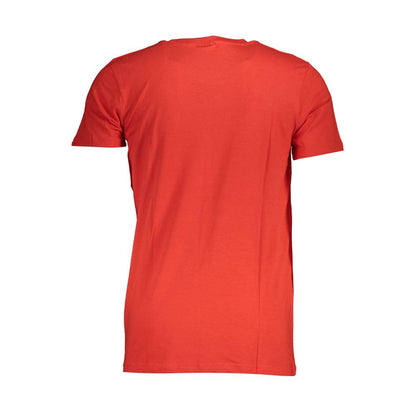 Red Cotton Men T-Shirt