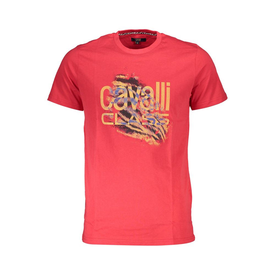 Red Cotton Men T-Shirt