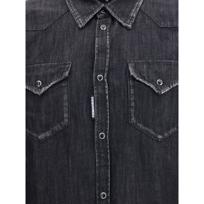 Black Denim Shirt