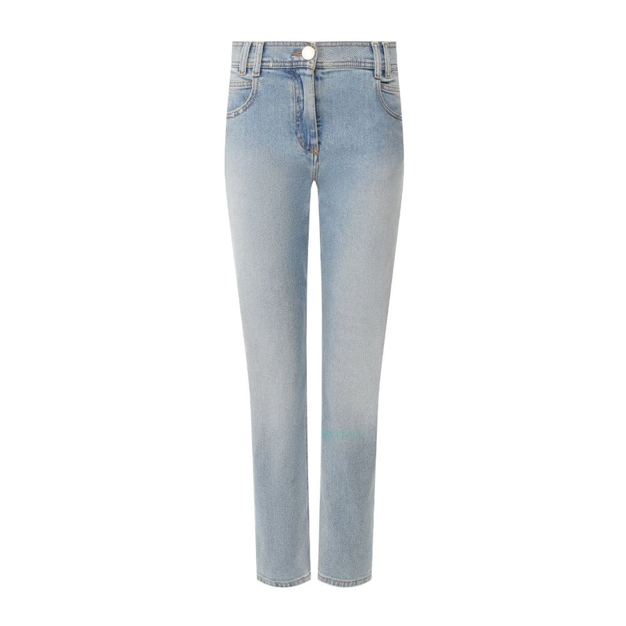 Blue Cotton Women's Jeans