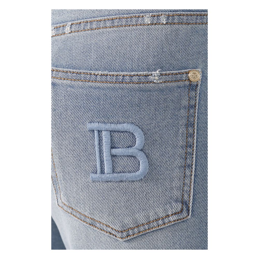 Blue Cotton Women's Jeans