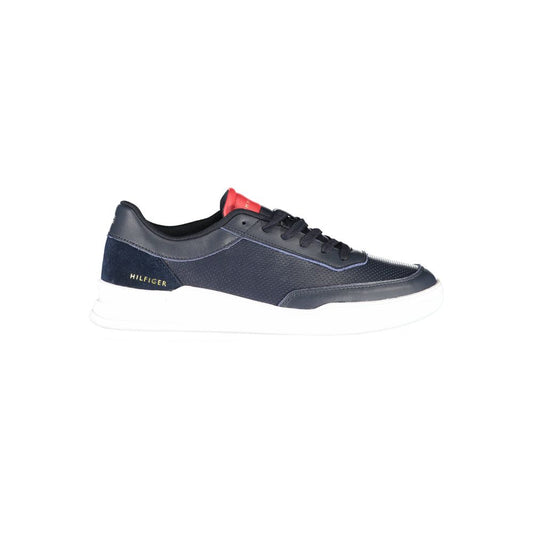 Blue Polyester Sneaker