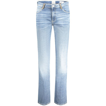 Light Blue Cotton Women Jeans
