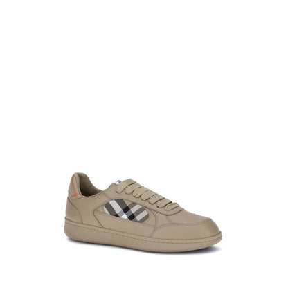 Beige Rubber Low Top Sneakers
