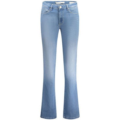 Blue Cotton Women Jeans