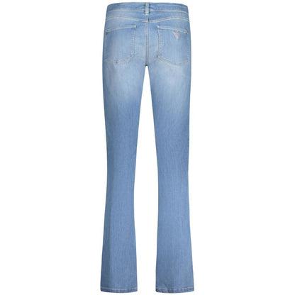 Blue Cotton Women Jeans