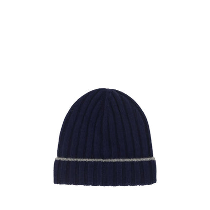 Blue Cashmere Beanie
