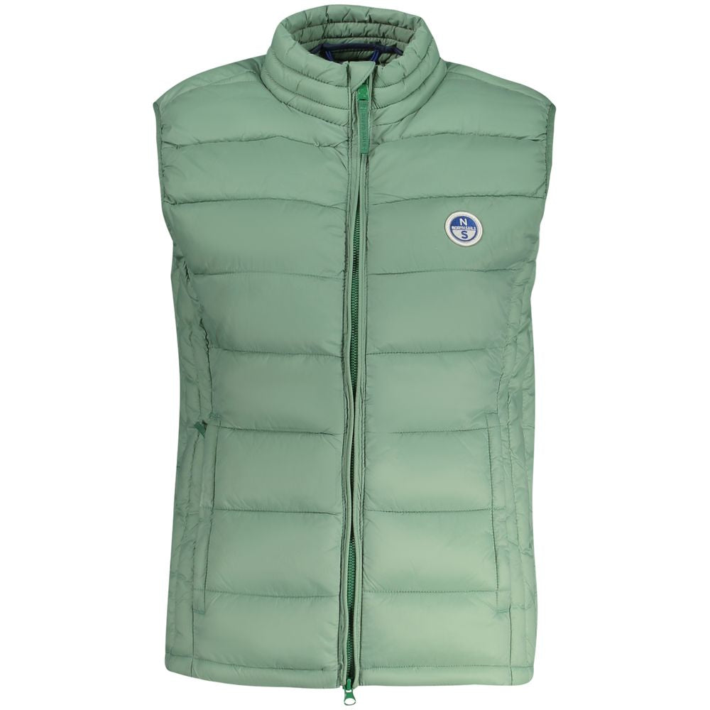 Green Polyamide Women Jacket