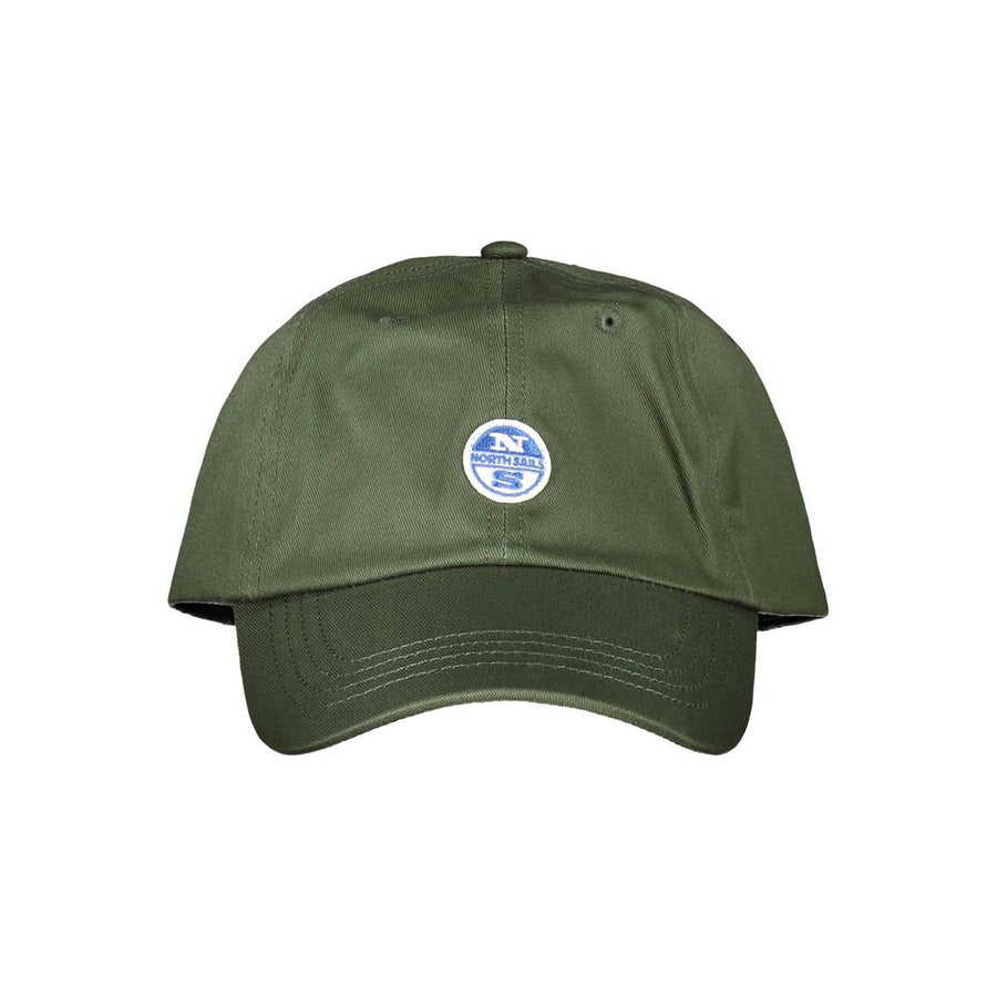 Green Cotton Men Cap