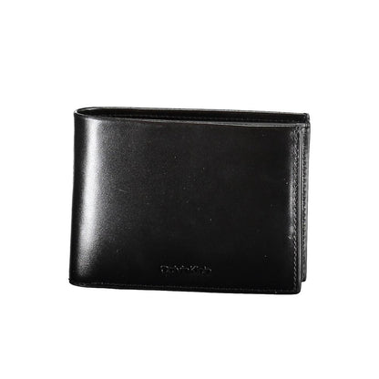 Black Leather Men Wallet