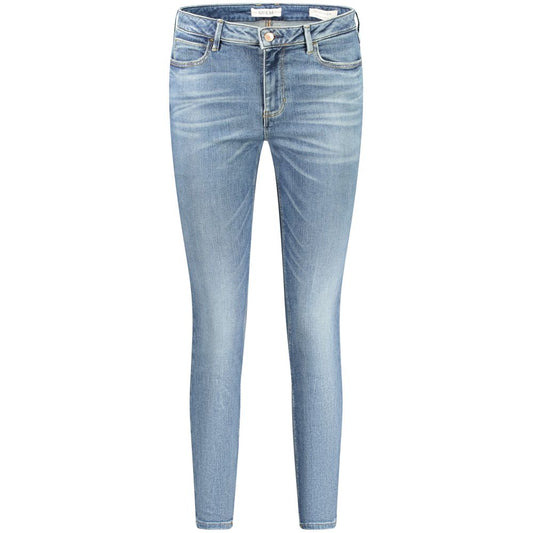 Blue Recycled Cotton Women Jeans