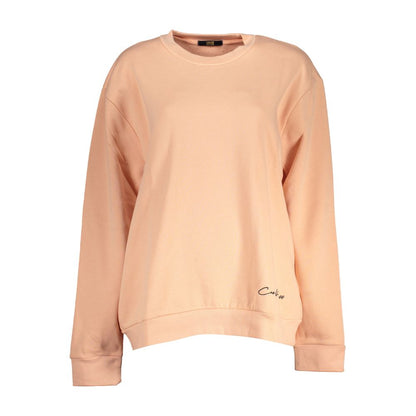 Pink Cotton Women Sweater