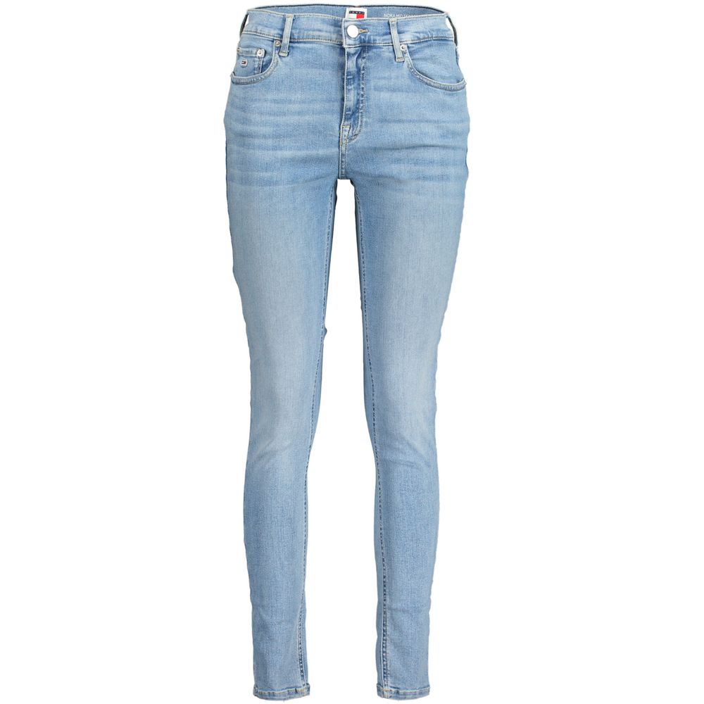 Blue Cotton Women Jeans