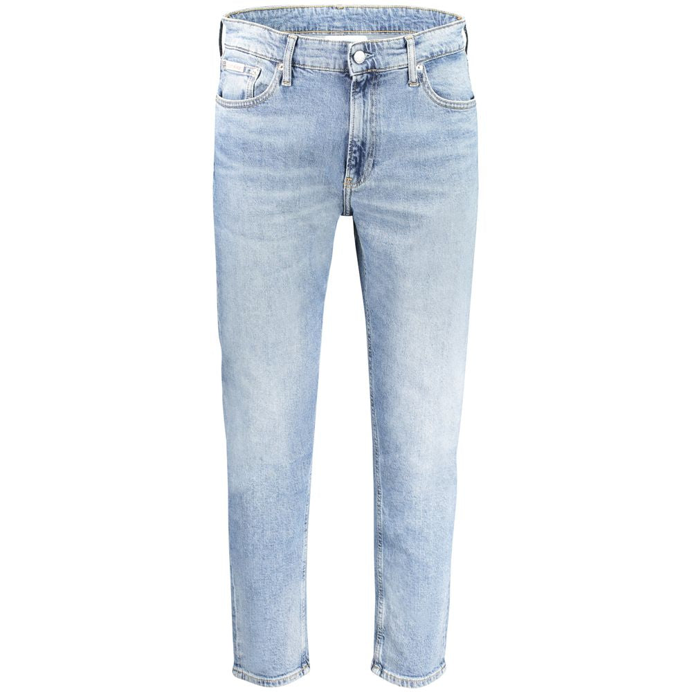 Blue Cotton Men Jeans